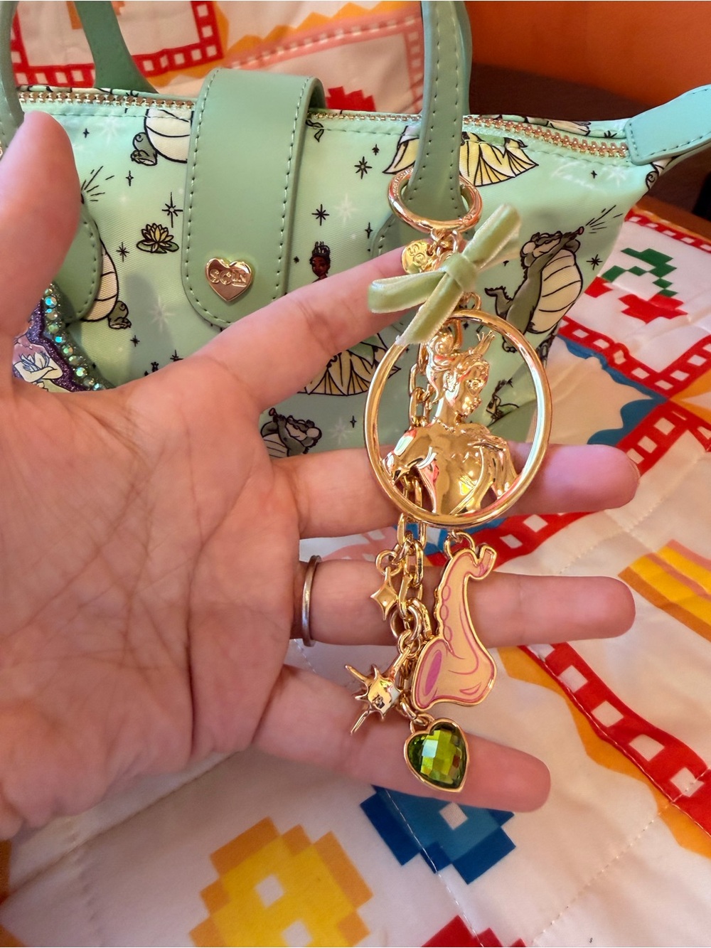 Stoney Clover Lane - Princess Tiana Metal Multi Charm Bag Charm